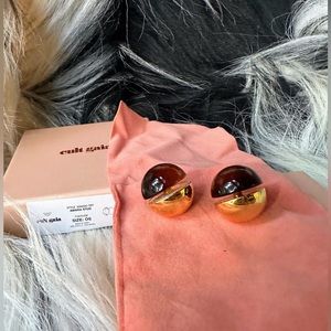 Cult Gaia Amara Stud Gold Earrings